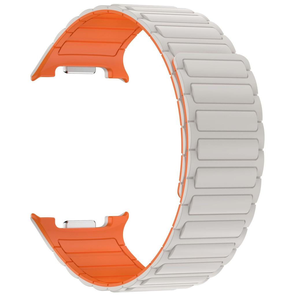 Sports Silicone Strap for Samsung Galaxy Watch 8 40mm 44mm Magnetic Replacement Band for Galaxy Watch 8 Classic 46mm Watchband