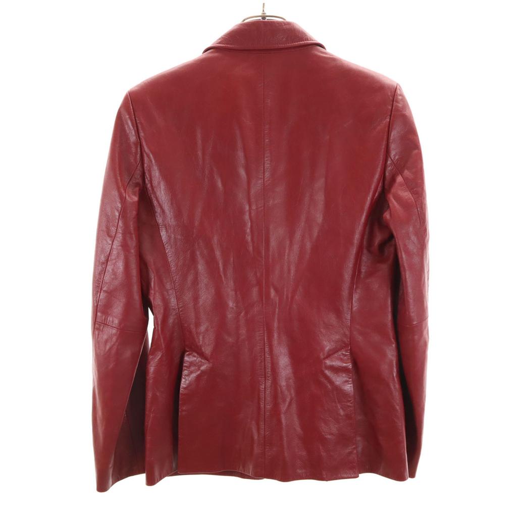 PS Paul Smith leather jacket 42 Red series Women Used