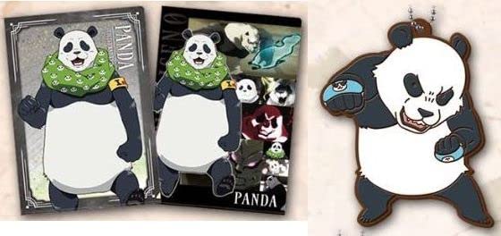 

Ichiban Kuji Jujutsu Kaisen the Movie Declaration of War JK Prize Clear Rubber Keychain Panda 0 Folder,