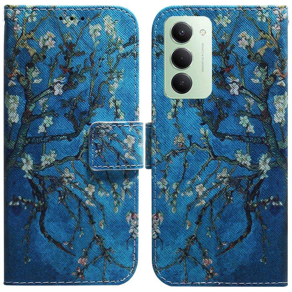 For Xiaomi Redmi 15 5G (Global) (169mm) Wallet Case Pattern Print Leather Phone Cover