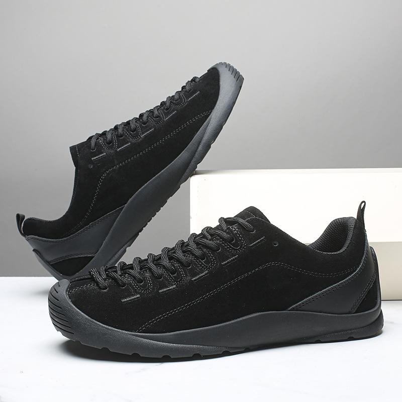Fashion Wide Toe Men's Casual Sneakers Couple Genuine Leather Sport Footwear Lightweight Breathable Running Shoes Walking Shoes