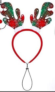 Christmas Decorations Pet Headgear Party Dress Up Antlers Headband Pet Supplies Christmas Hat Headband Dog Christmas