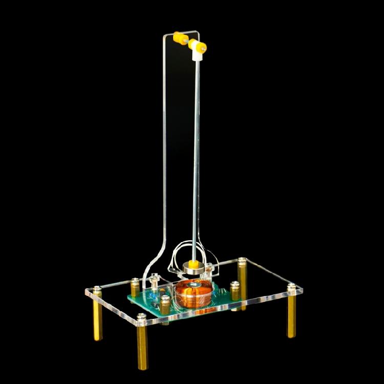 Educational Electromagnetic Oscillator Kit LED Fun Soldering Challenge Teaching Training Assembly Welding Set