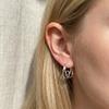 Simple Hoop Earrings Minimalist Personality Earrings Jewelry Accessories Irregular Earrings  Daily