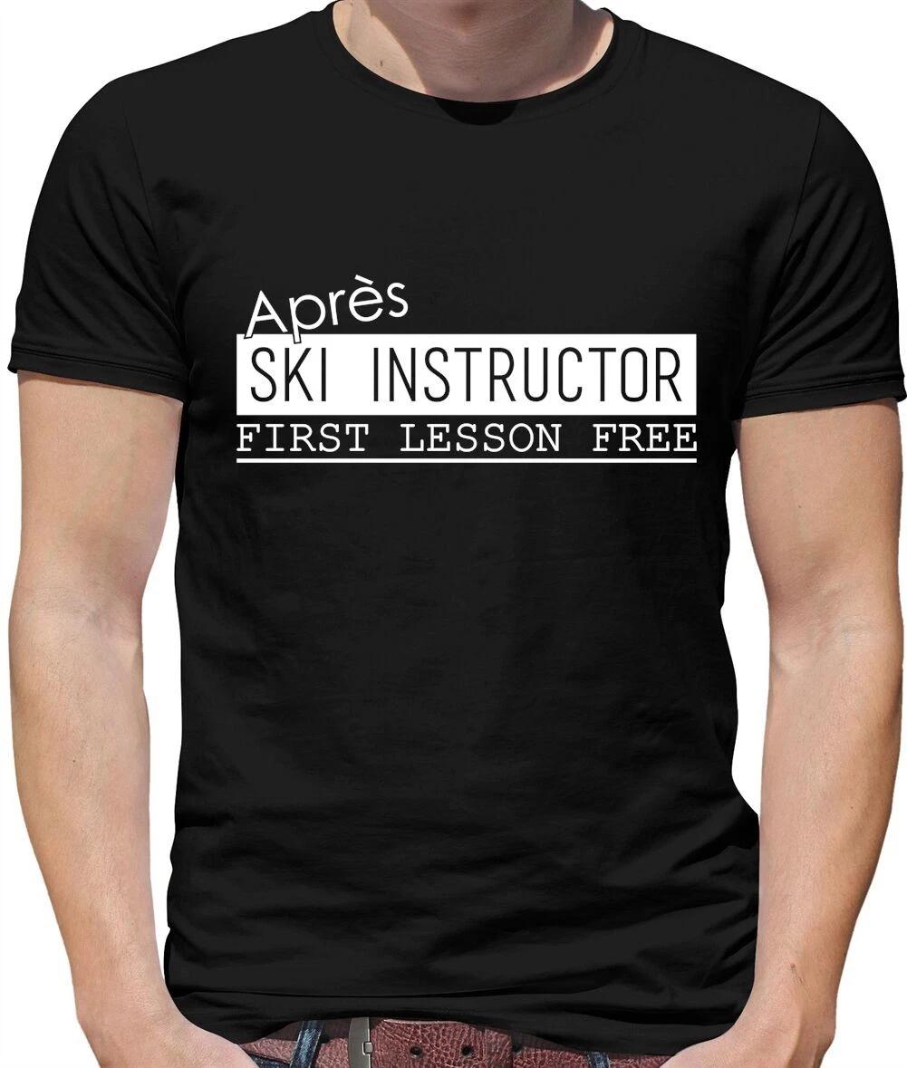 Apres Ski Instructor - Mens T-Shirt - Skiing - Skier - Funny M