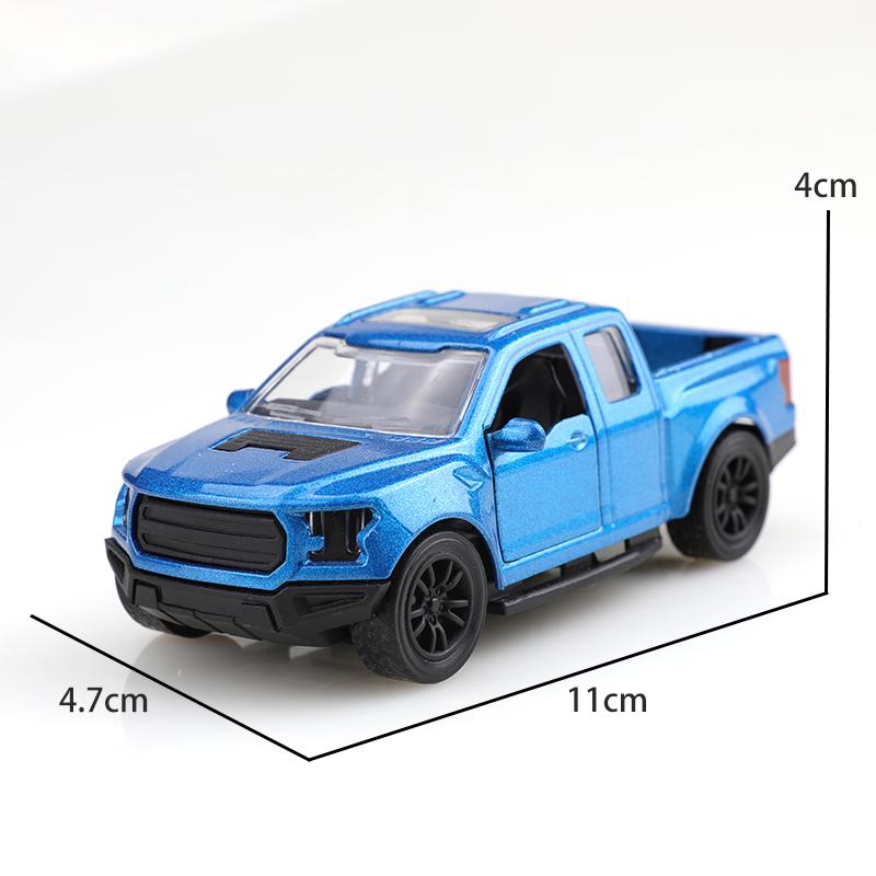 Bagged 1:38F150 pickup alloy pull-back off-road vehicle, imitation off-road vehicle children's alloy car, boy's toy car