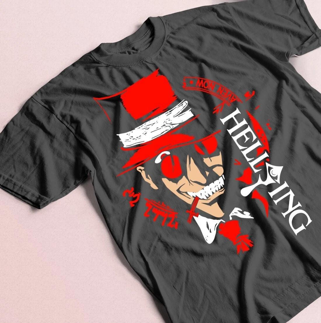 

Ultimate Vampire T-Shirt Anime Lovers Hellsing Alucard Face Hell Sing Gift Shirt S