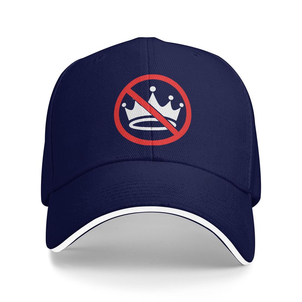 No Kings Sun Baseball Cap Summer Unisex-Teens Print Trucker Hat Adjustable Stylish Hunting Camping Baseball Caps
