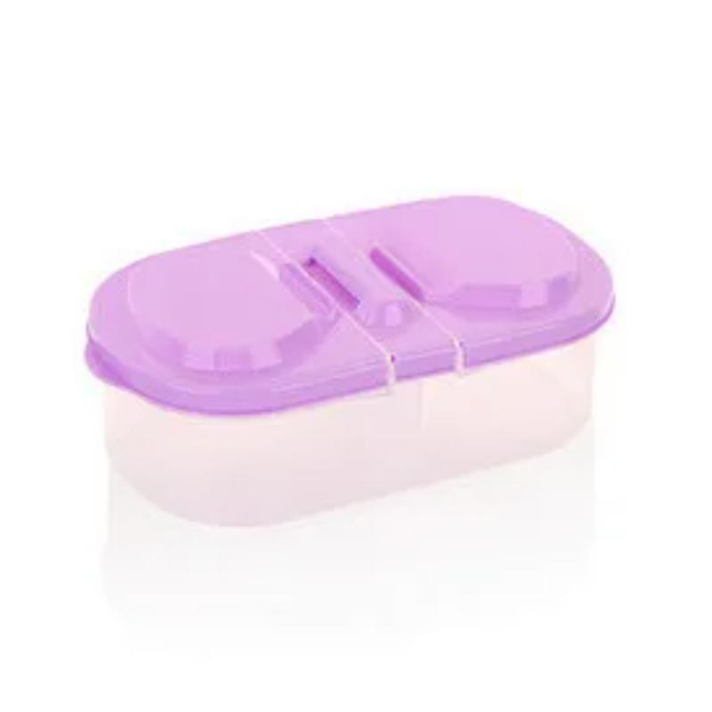 Healthy Plastic Food Container Portable Lunch Box Capacity Camping Picnic Food Fruit Container Storage Box for Kids Dinnerware