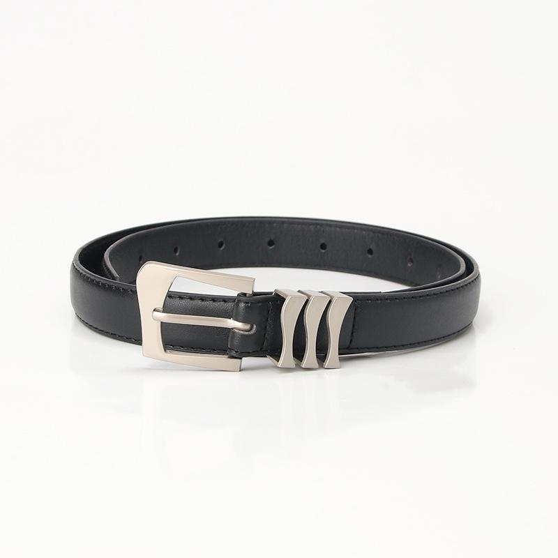 

Korean Version Of The Retro Simple Belt Ladies Niche Design Fashion With Red Belt With Skirt Jeans Belt