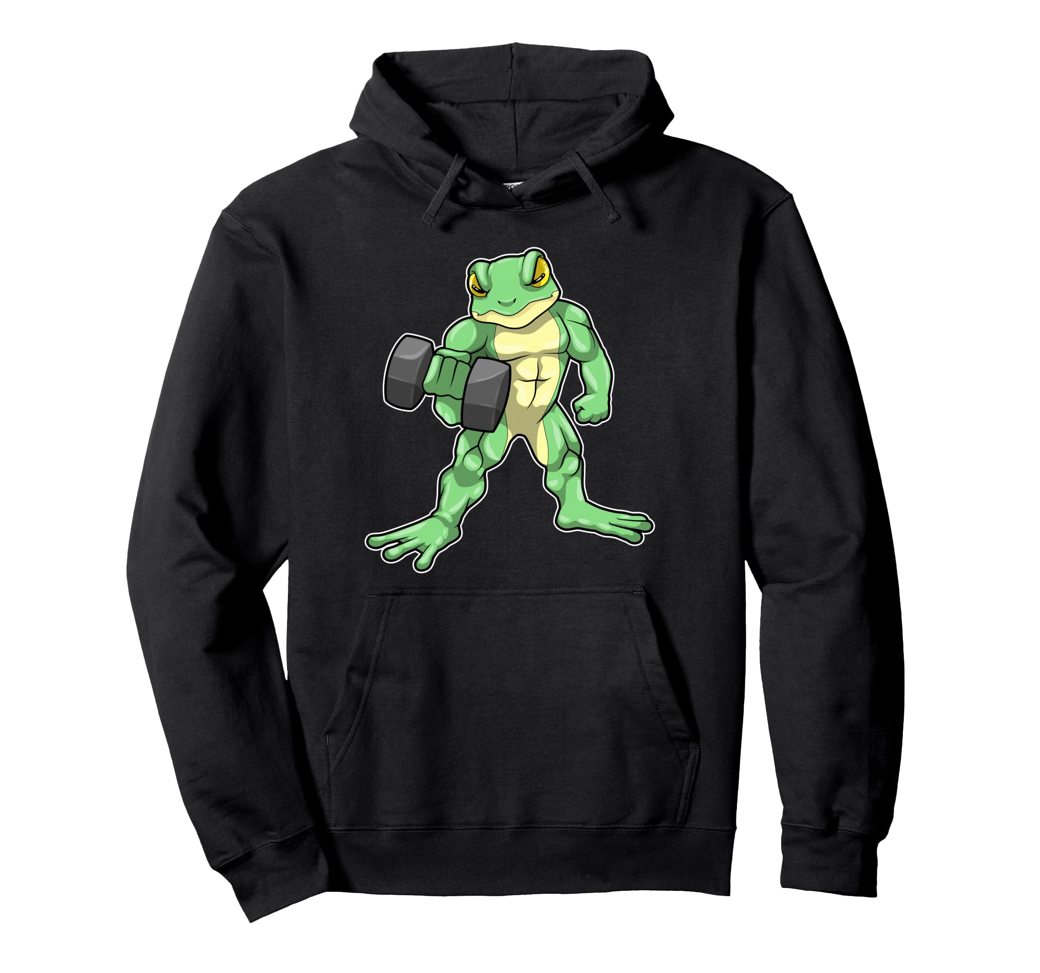 

Frog Bodybuilder Dumbbell Bodybuilding Hoodie