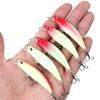 5PCSLuminous Minnow Set5g /6.5g /8g Sinking artificial bait for sea fishing of mackerel and bass