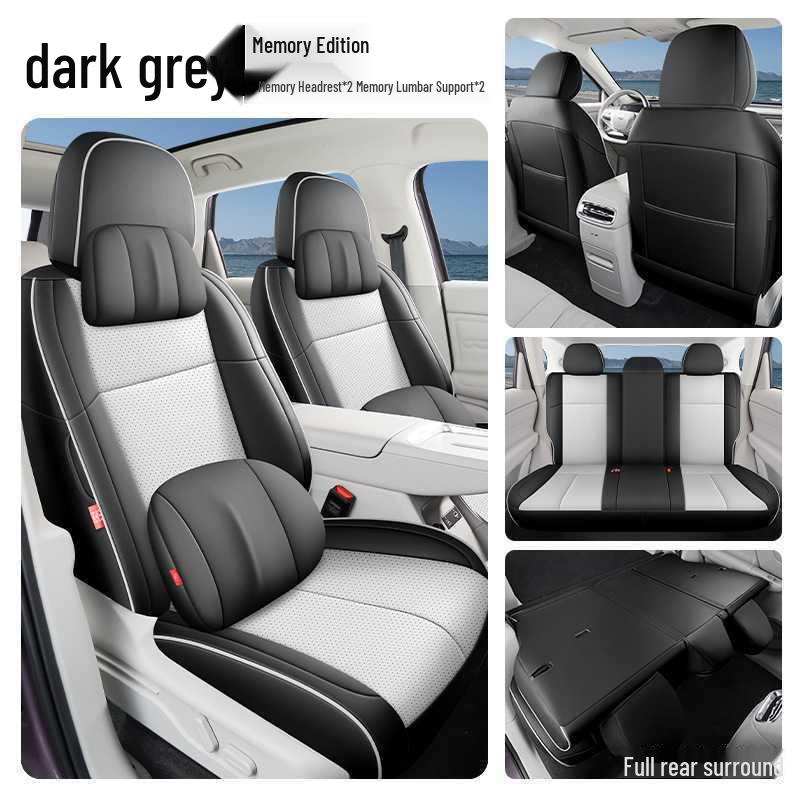 Compatible Leapmotor LAFA5 Seat Covers: Full Coverage Perforated Leather Cushions for All Seasons, Fits 26 Models