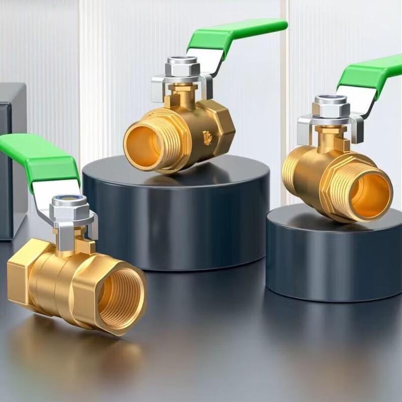 Minxi Heavy-Duty Brass Ball Valve, Internal/External Thread