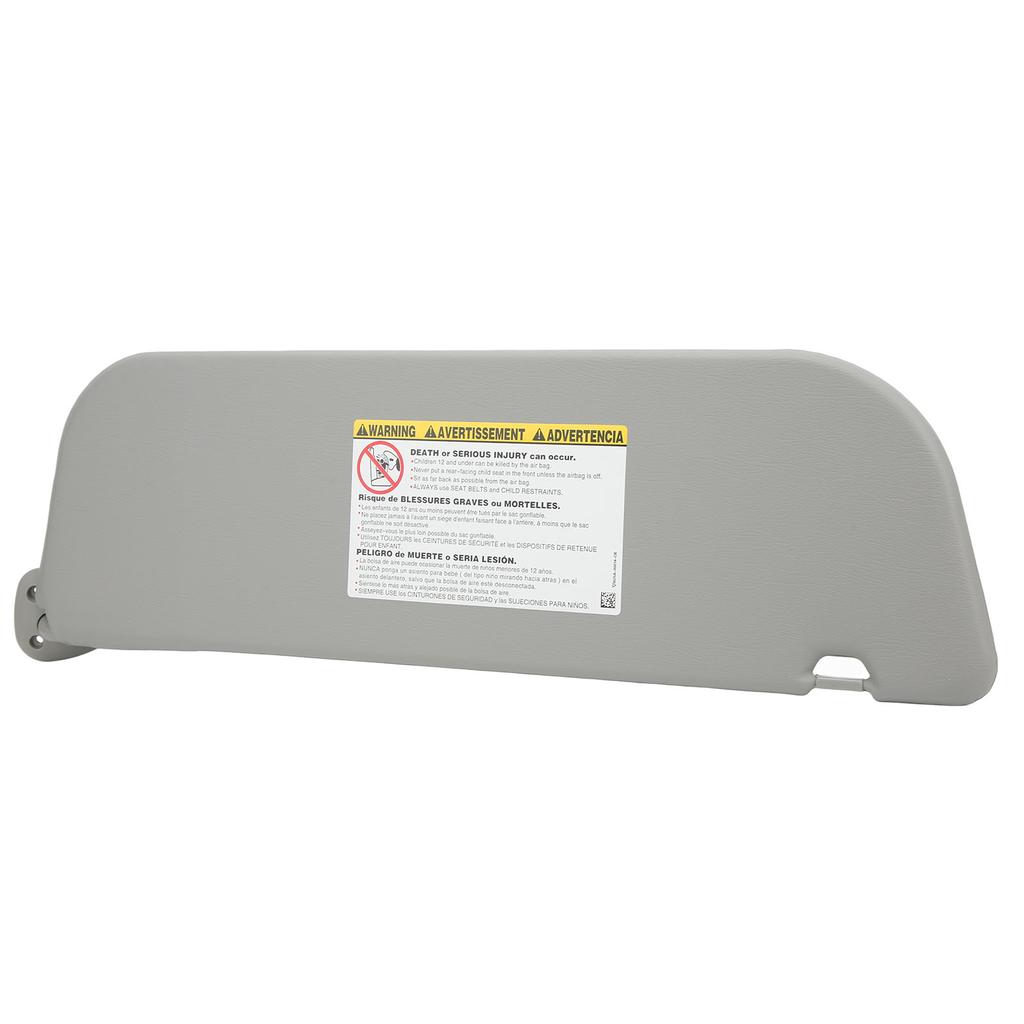 Left Driver Sun Visor Gray 9C2Z 1504105 AA Replacement for Ford E150 E250 E350 E450 2009‑2014