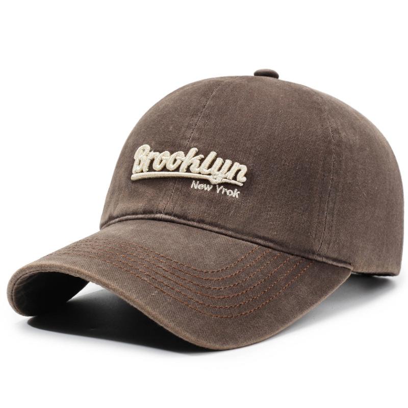 Retro Baseball Cap Men'S And Women'S Spring And Autumn Sports Casual Hat Personalized Street Washed Sunshade Cap