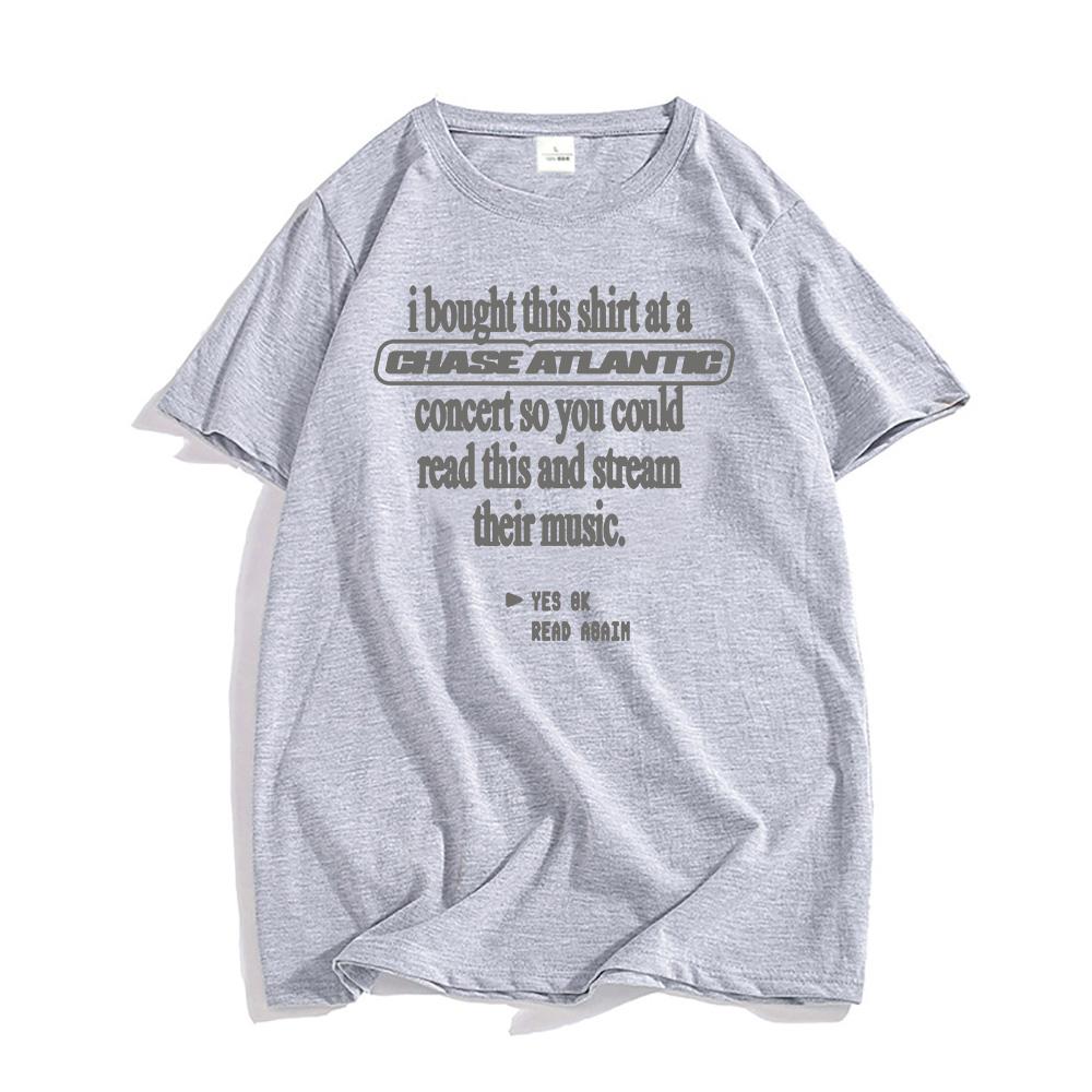 

Группа CHASE ATLANTIC Графические футболки Унисекс Хип-хоп Уличная одежда Летняя Унисекс Футболка в стиле гранж С коротким рукавом Мужская футболка с принтом 4XL
