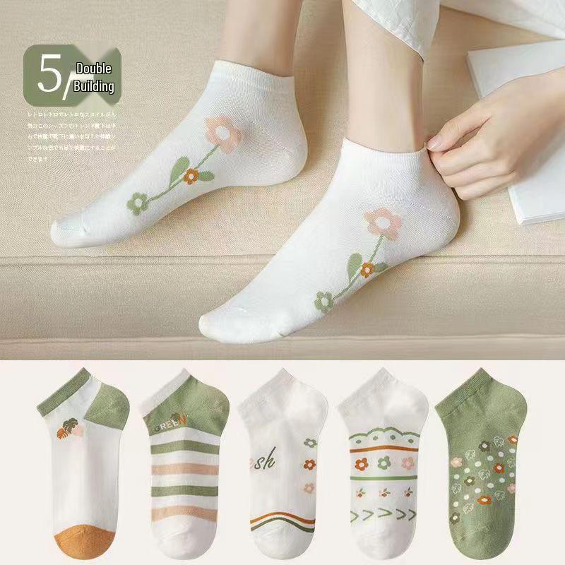 Women's Lace Floral Mesh Ankle Socks - Breathable, Sweet, and Lightweight for Summer