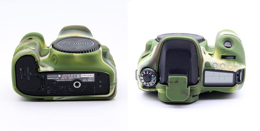 Kinokoo CANON 80D Aparat Foto Digital Husă Siliconică Carcasă Aparat Foto Capac Aparat Foto (MC)