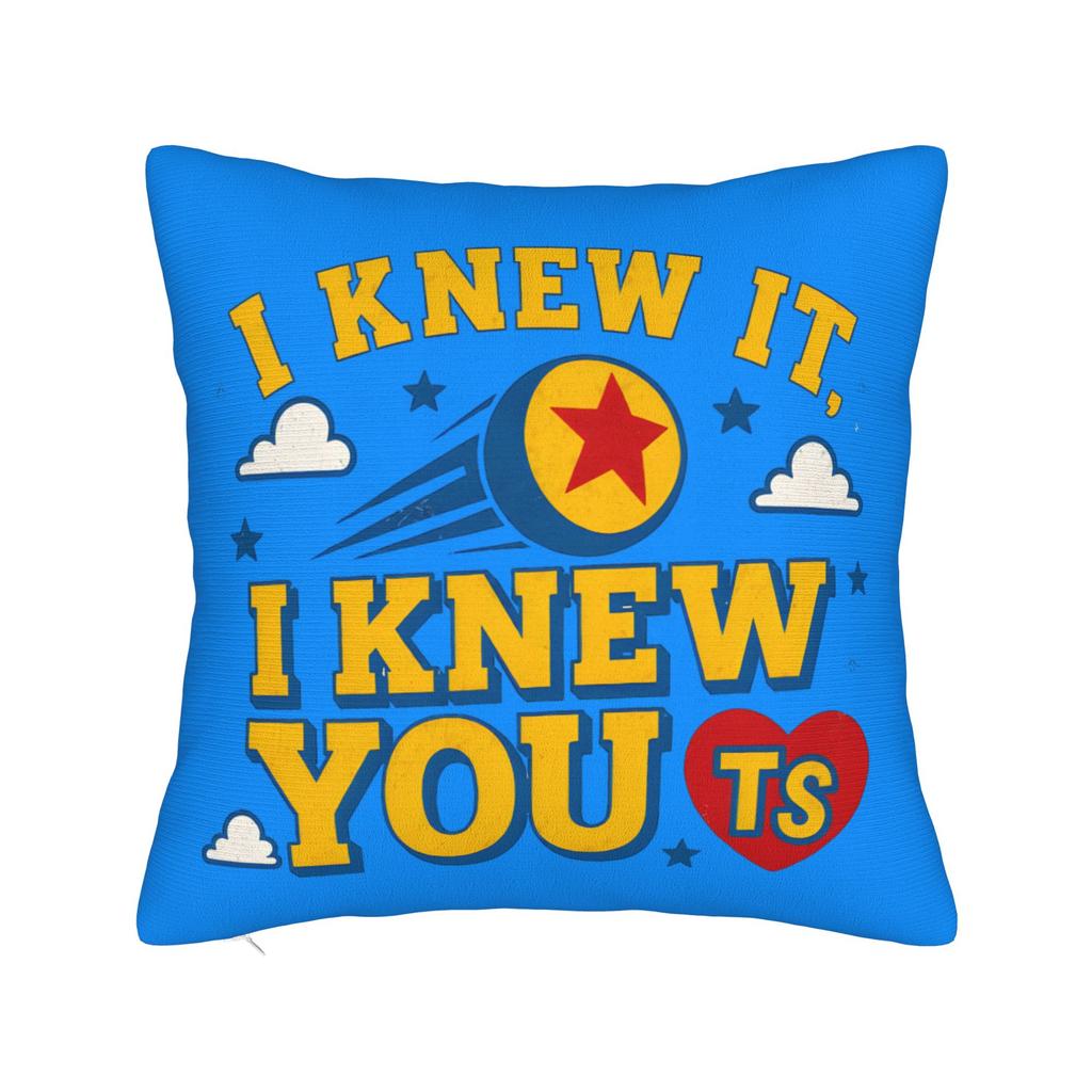 I Knew It I Knew You Western Bestie Square Pillow Case TS Cushion Covers Zippered Decor Throw Pillow Case Cover for Home