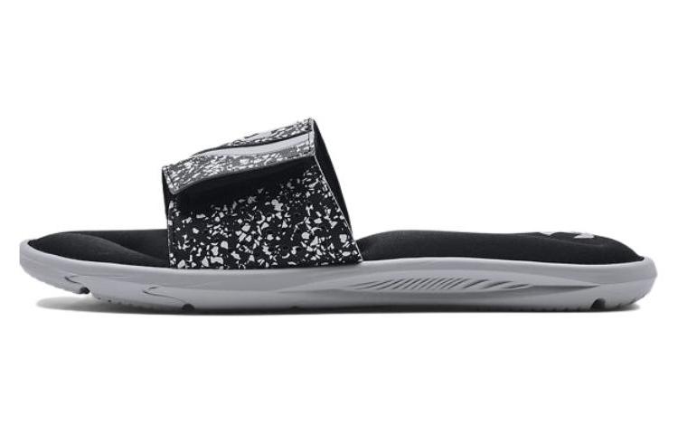Шлепанцы Under Armour Ignite 6 с графическим ремешком Black Mod Grey 3024450-007 40