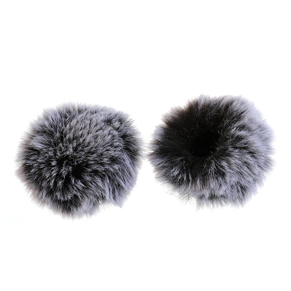 HAMILO chlupatý pop filtr prachotěsný pohlcující zvuk ochrana proti větru pro sadu 2 mikrofonů,