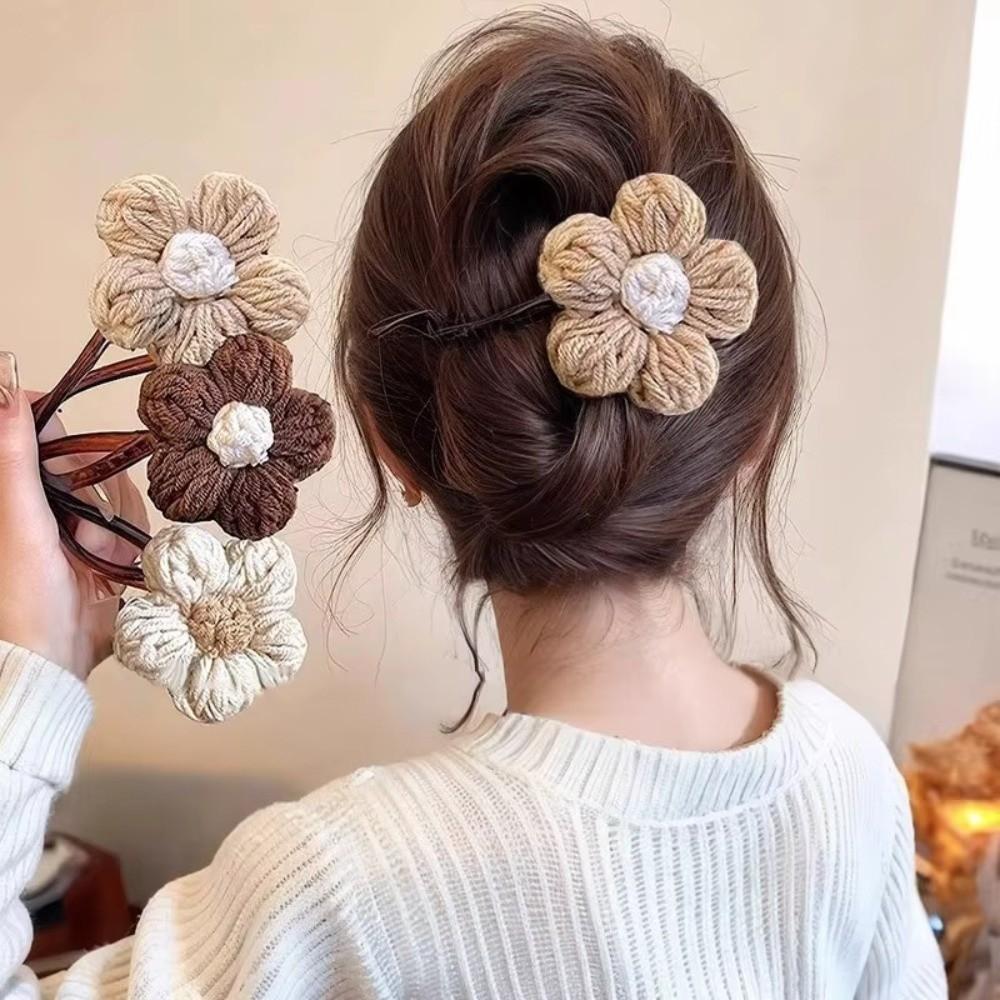 Vintage Hair Clips Flower Duckbill Hair Clip New Claw Clip