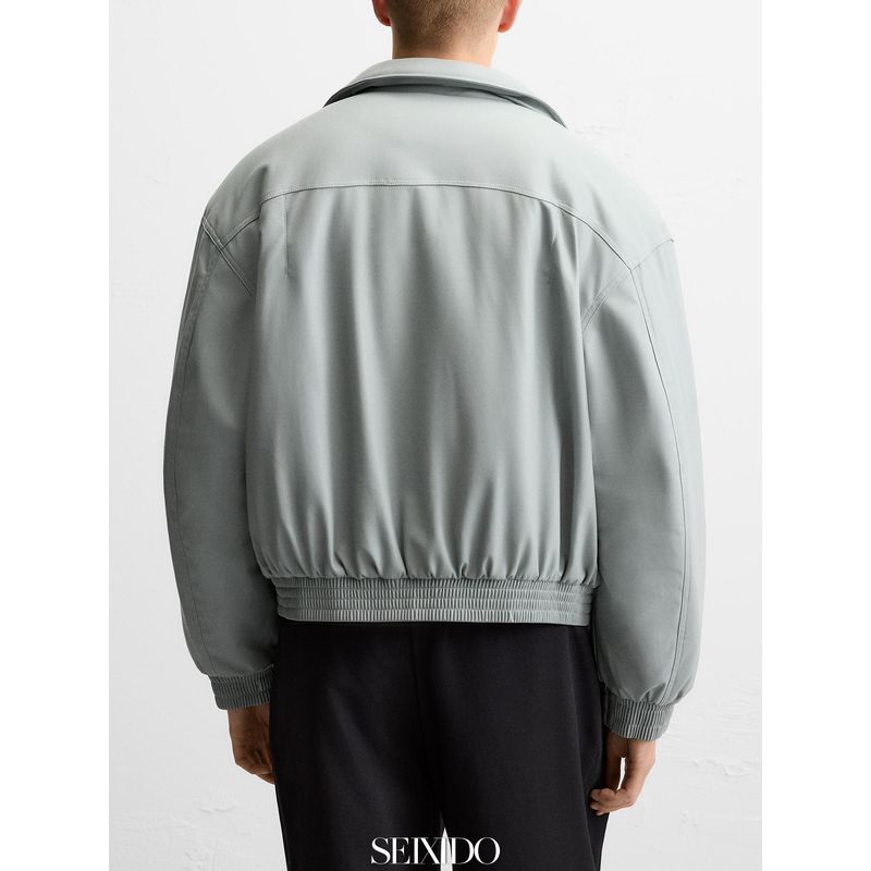 Cabinet 699! New Winter Men's Clothing, Simple Casual Pu Faux Leather Padded Jacket, Leather Cotton Thick Coat 3833301