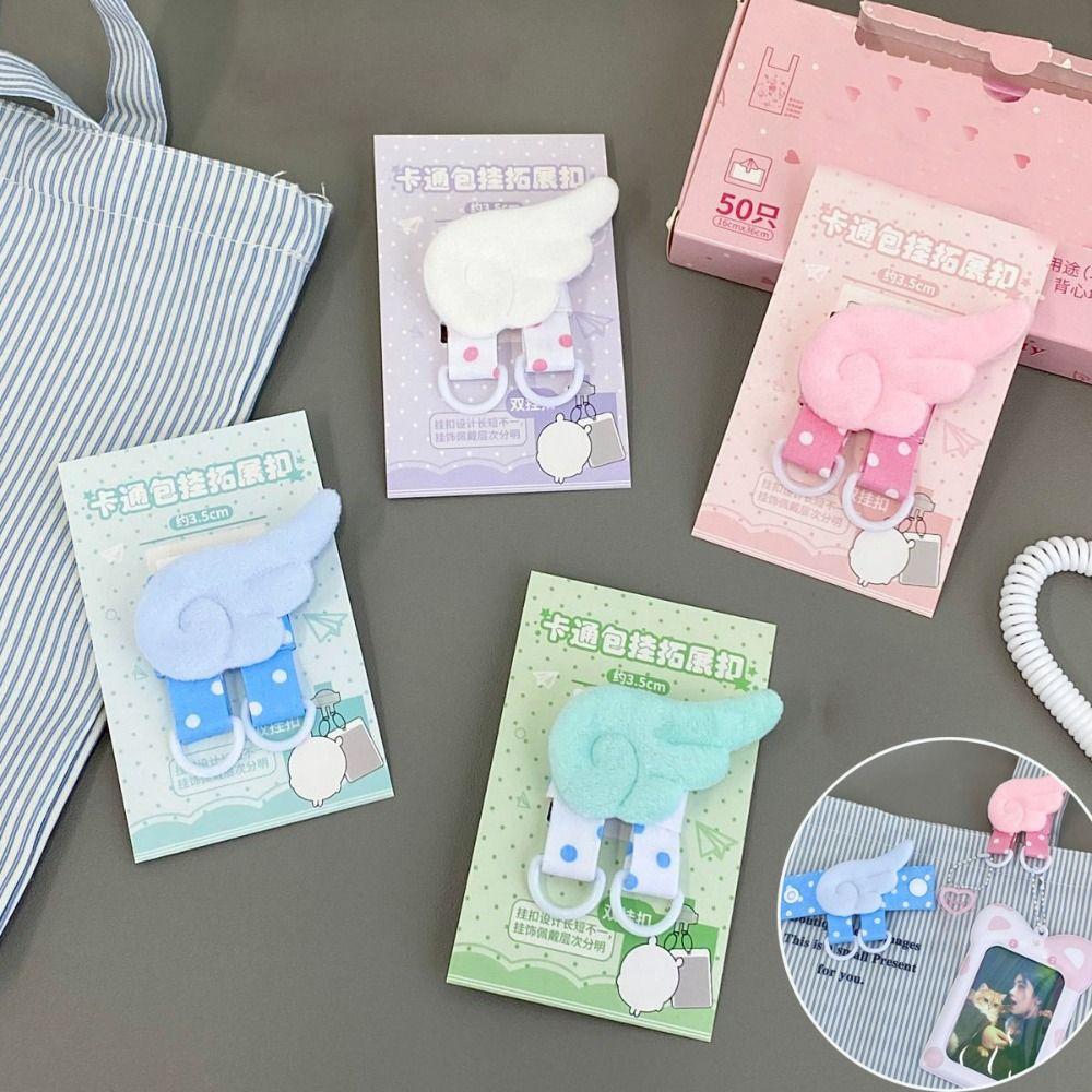 High Quality Display Buckle Bag Hanging Buckle Cute Cartoon Handmade Display Buckle Wing Pattern DIY Keychain