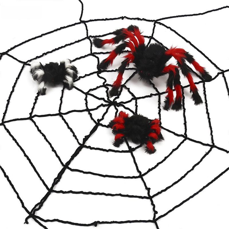 Lebendige Bunte Spinnen Halloween Dekoration Für Fesselnde Indoor- und Outdoor-Spukhaus-Atmosphäre