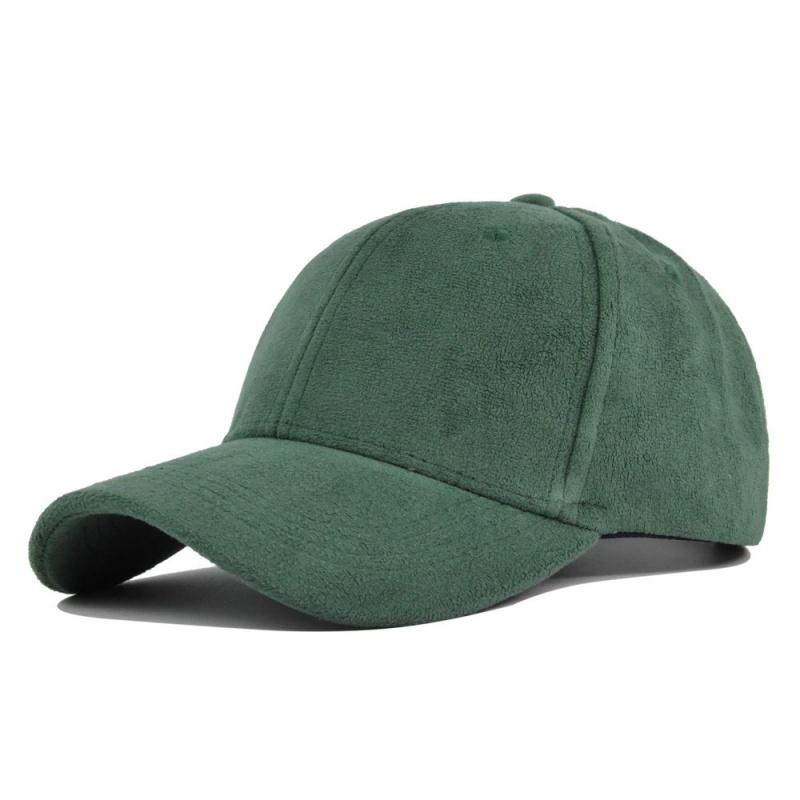 Baseball School Old Vintage Suede Plain Color Solid Caps For Men Women Spring Autumn Street Snapback Hip Hop Urban Style Hat Adjustable Faux Fur