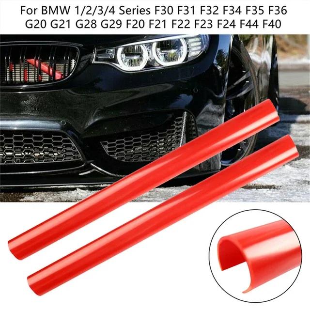 2Pcs Car Grill Bar V Brace Style Front Grille Trim Strips Cover Frame Stickers For BMW F30 F10 F20 F11 F31 F07 F32 F33 F34 F36