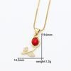 Zirkonia Tulpe Sonnenblume Anhänger Halskette - Luxuriöse Damen Schlüsselbein Kette Accessoires