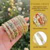 Moda Colorido Vintage Esmalte Cloisonné Pulseira Tradicional Chinesa Flor Cristal Esmalte Abertura Pulseira de Mão Feminina Meninas