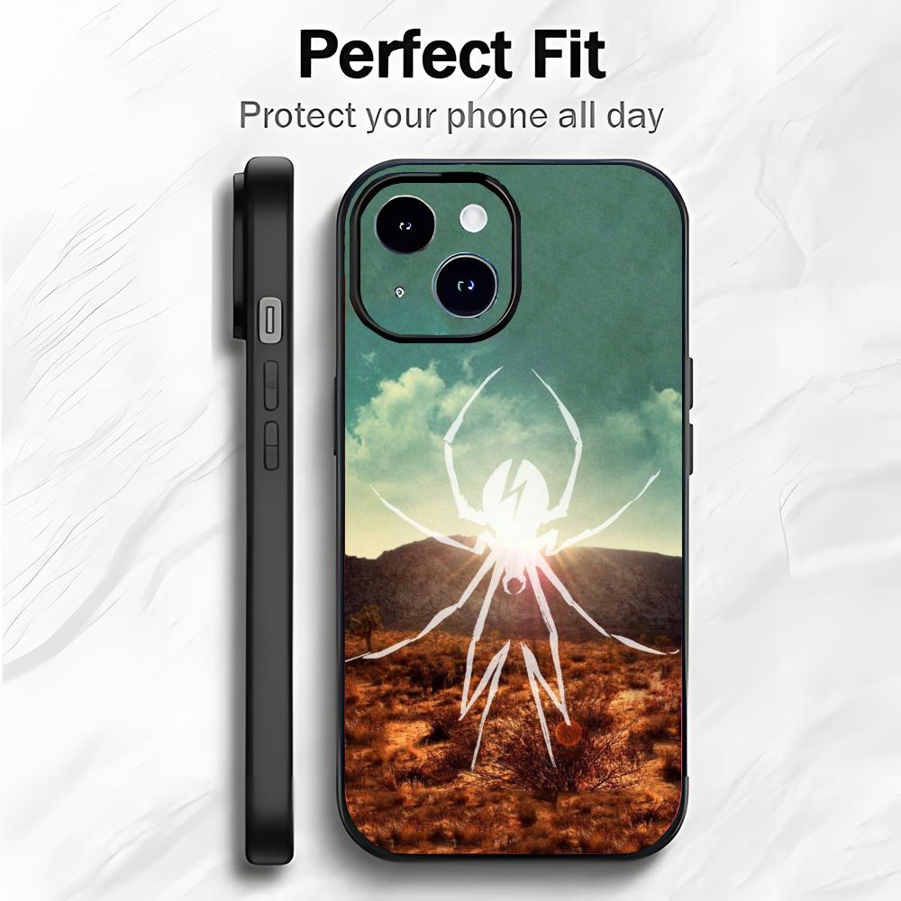 Emo Rock Legends M-My Chemical Romance Phone Case Phone Case Soft Packaging Lightweight For iPhone17 16 15 14 13ProMax