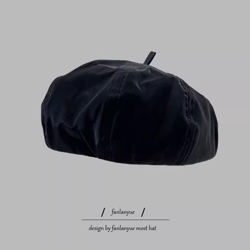 

Берет женский матовый осенне-зимний новая шляпа художника литературная шляпа восьмиугольная шляпа-тыква с высоким чувством Adjustable