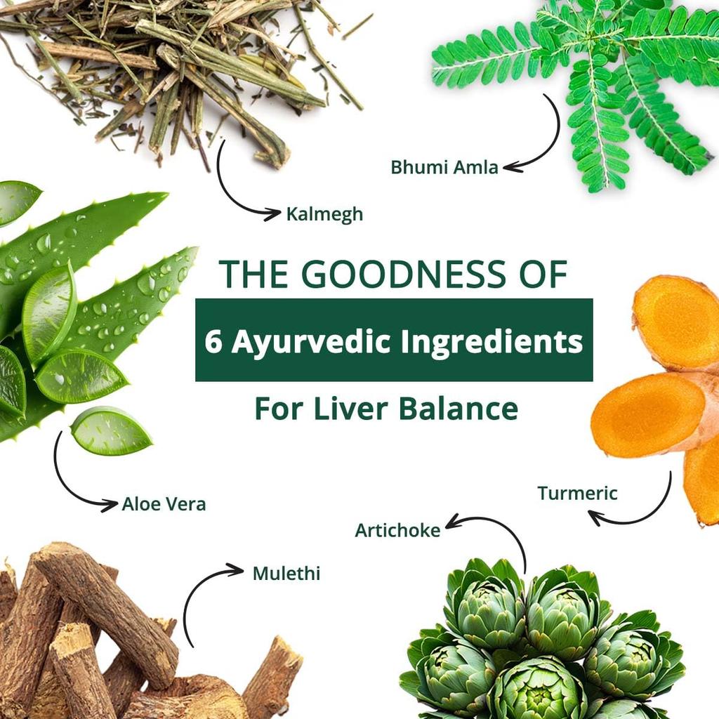 Vansaar 45+ Liver Balance Juice 1 L For Adults Supports Liver Function Healthy Digestion And Vitality Daily Use