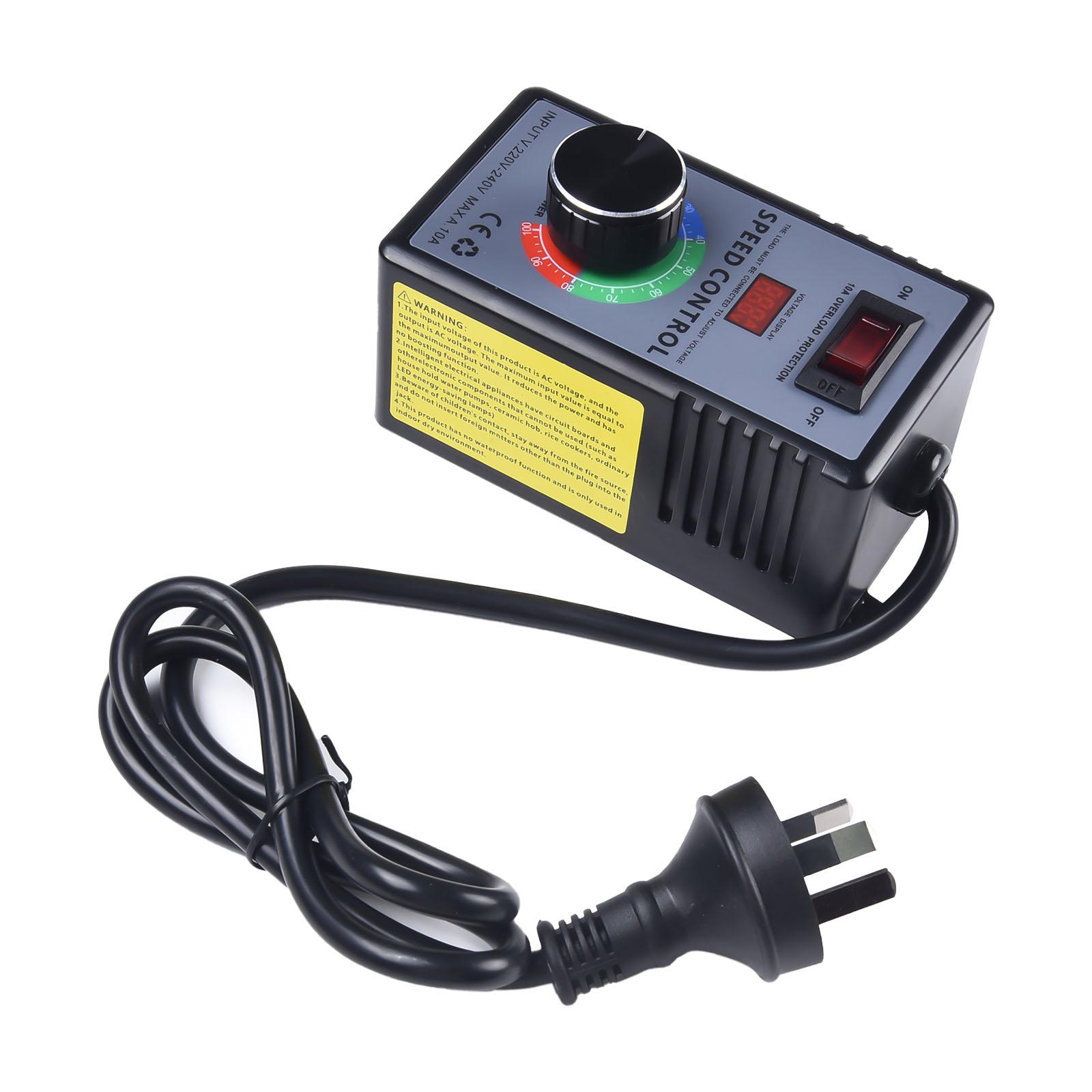 

Регулятор швидкості 15A ABS пластик AC220V-250V Dimming AU