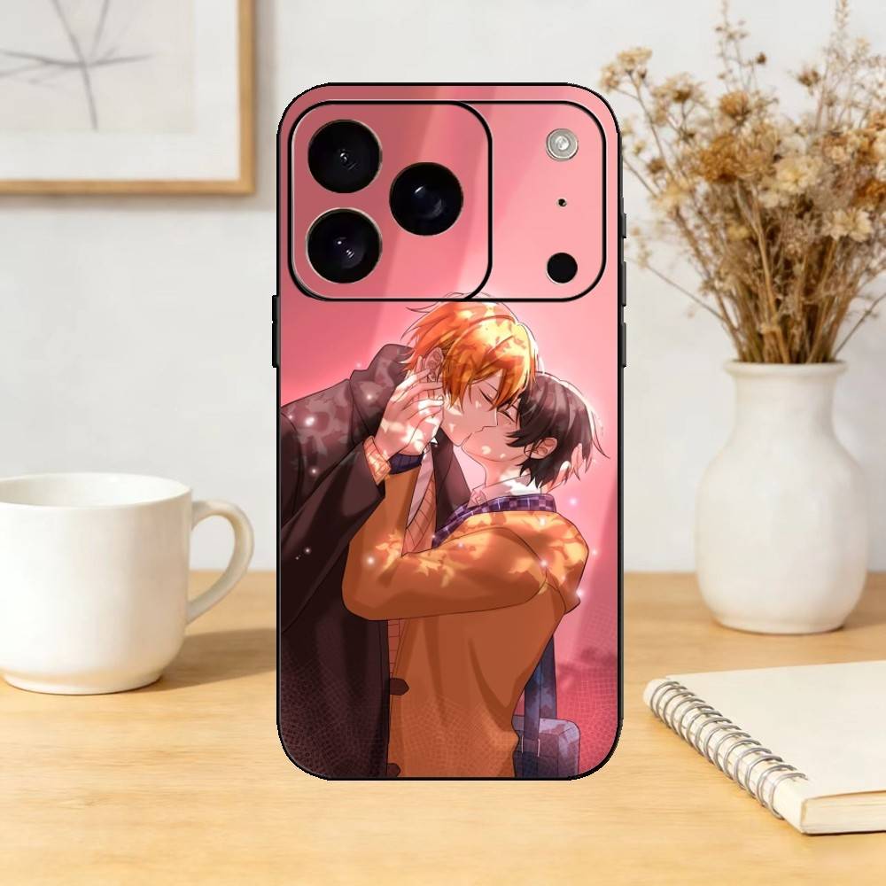 Sasaki To Miyano BL Phone Case Silicone Black Soft For IPhone 17,16,15,14,13,12,11,SE,Plus Pro Max
