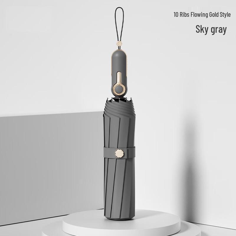 Автоматический складной ветрозащитный зонт Miling Zuodu с 10 ребрами