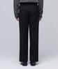 MUSINSA STANDARD Heavyweight Fleece-Lined Real Wide Hidden Elastic Waist Slacks [Black]