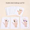 Montessori Color Cognition Matching Finger Rings Toy For Children Parent-Child Interactive Table Game Gift For Kids XYZ