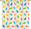 Ice Cream Curta,Pink Cartoon Ice Cream Candy Dessert Home Decor Drape For Bedroom Living Room Kitchen Window Treatment