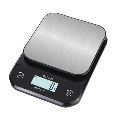 Küchenwaage 7kg/1g Wiegen Lebensmittel Kaffee Waage Intelligente Elektronische Digitale Waagen Edelstahl Design für Kochen und Backen