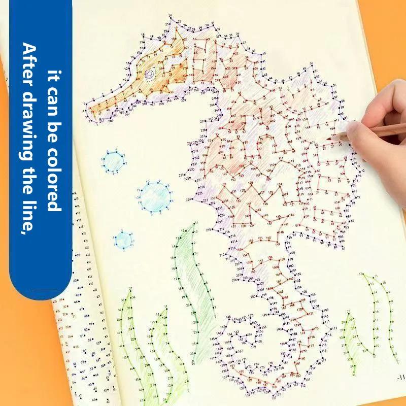 44 Pattern Focused Training Book Digital Connectivity And Coloring Book Set 3 Different Difficulty Levels
