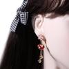 Pendent Flower Temperament Animal Drop Earrings Women Stud Earrings Chinese Korean Dangle Earrings