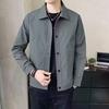 2025 Men's Trendy Loose Lapel Jacket - Casual Versatile Top for Spring & Autumn