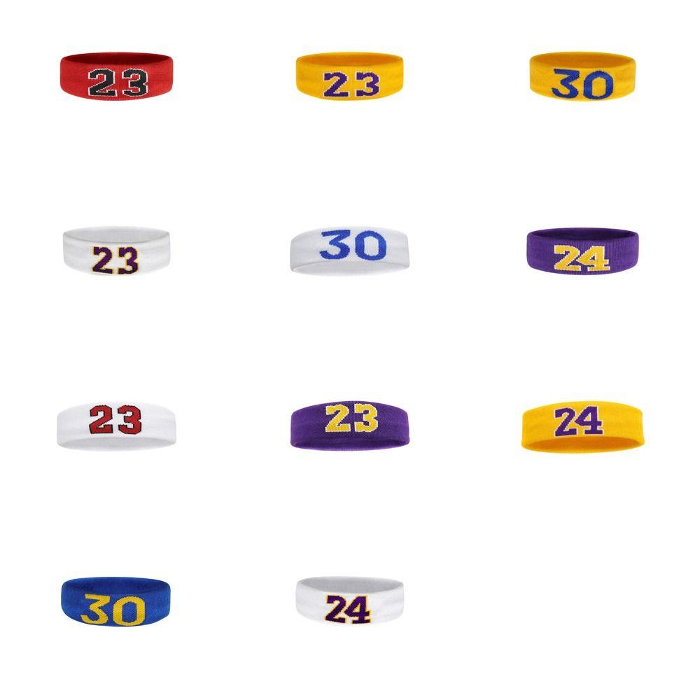 Sweat-Absorbent Sports Headband Elastic Running Headband Basketball Headband  Basketball