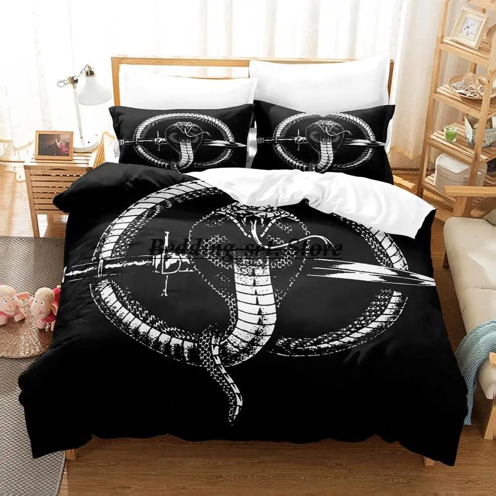 Animal Yinuoda Snake Bedding Set Single Twin Full Queen King Size Bed Set Aldult Kid Bedroom Duvetcover Sets Anime Bed
