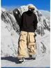 Ice Degree Unisex Waterproof Ski Pants - Violet, Heavy Duty, Multi-Pocket, Wear-Resistant